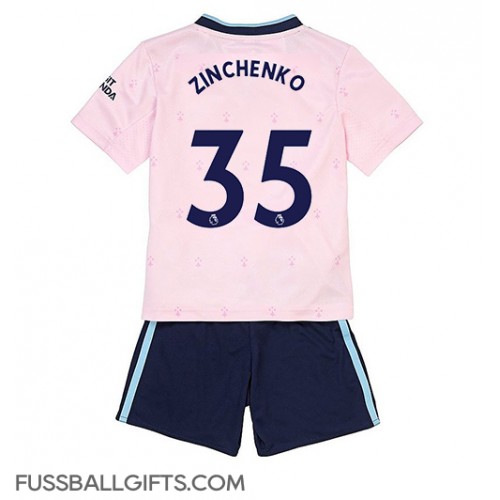 Arsenal Oleksandr Zinchenko #35 Fußballbekleidung 3rd trikot Kinder 2022-23 Kurzarm (+ kurze hosen)